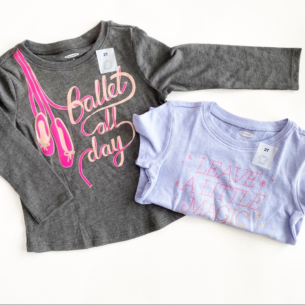 Old Navy 2T Girl’s Tee Shirt Bundle